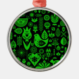 Noordse Scandinavische Kerstversiering Metalen Ornament