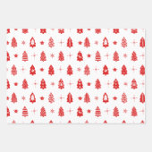 Noordse Scandinavische rendieren Kerstmis Inpakpapier Vel (Voorkant 3)