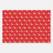 Noordse Scandinavische rendieren Kerstmis Inpakpapier Vel (Voorkant 2)