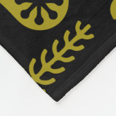 Noordse Scandinavische volkskunst Fleece Deken (Hoek)