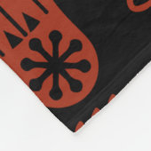 Noordse Scandinavische volkskunst Fleece Deken (Hoek)