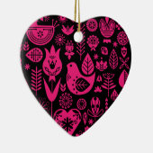 Noordse Scandinavische volkskunst Keramisch Ornament (Rechts)