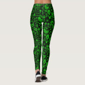 Noordse Scandinavische volkskunst Leggings (Achterkant)