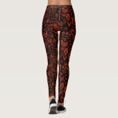 Noordse Scandinavische volkskunst Leggings (Achterkant)