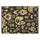 Noordse Scandinavische volkskunst Tafelkleed (Voorkant (Horizontaal))