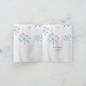 Noordse Scandinavische Winter Hygge Gnoom Feestdagen Kaart (Binnen)