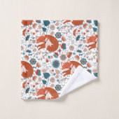 Noordse slaapvosspatroon bad handdoek (Wasdoekje)