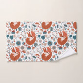 Noordse slaapvosspatroon bad handdoek (Handdoek)