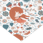 Noordse slaapvosspatroon korte tafelloper (Hoek)