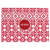 Noordse Sneeuwvlok Patroon Aangepaste Naam Kerstmi Large Cadeautasje (Achterkant)