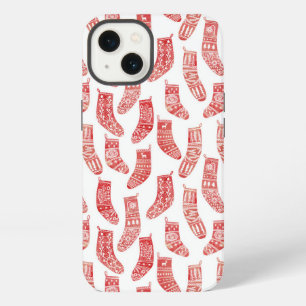 Noordse sokken rood wit iPhone 13 hoesje