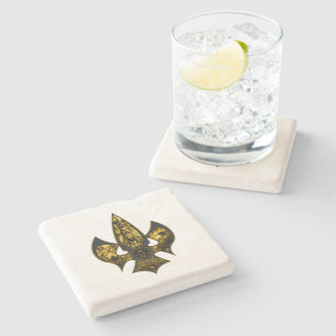 Noordse speer stenen onderzetter