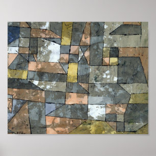Noordse stad : Paul Klee 1930 Poster