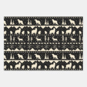 Noordse Sweater Beige Green Red Winter Animals Inpakpapier Vel (Voorkant 2)