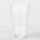 Noordse vakantieglaswerk glas (Achterkant)