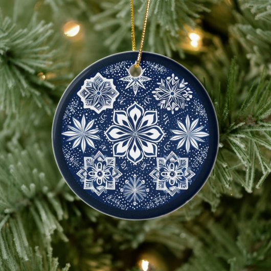 Noordse Versiering Keramisch Ornament (Boom)