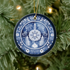 Noordse Versiering Keramisch Ornament