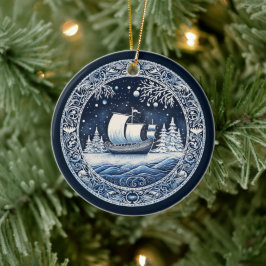 Noordse Versiering Keramisch Ornament
