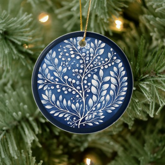 Noordse Versiering Keramisch Ornament (Boom)