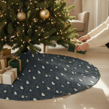 Noordse volks kunst Kerstmis Sneeuwman Marineblauw