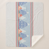 Noordse winterbergen sherpa deken (Voorkant)