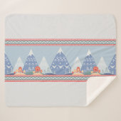 Noordse winterbergen sherpa deken (Voorkant (horizontaal))