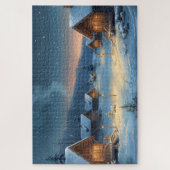 Noordse Winterdorp Legpuzzel (Verticaal)