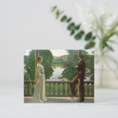 Noordse zomeravond 1899-1900 briefkaart (Staand voorkant)