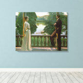 Noordse zomeravond 1899-1900 canvas afdruk (Insitu (Houten vloer))