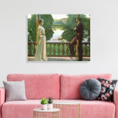 Noordse zomeravond 1899-1900 canvas afdruk (Insitu (Woonkamer))