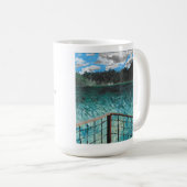 Noordshore Hood Canal, Washingt, Large Coffee Mok (Voorkant rechts)