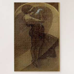 Noordster van Alphonse Mucha  Legpuzzel