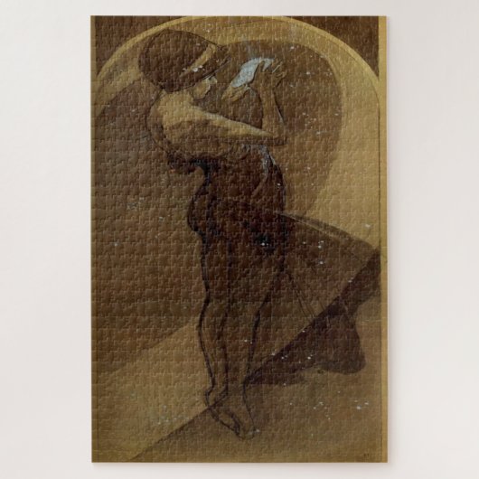 Noordster van Alphonse Mucha Legpuzzel (Verticaal)