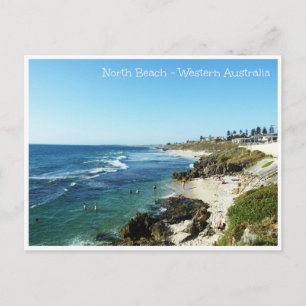 Noordstrand Western Australië Briefkaart