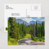 Noordvork Shoshone River Blank Post Kaart (Voorkant / Achterkant)