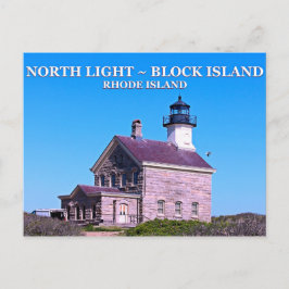 Noordvuurtoren, Block Island, RI Briefkaart