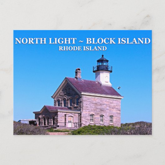 Noordvuurtoren, Block Island, RI Briefkaart (Voorkant)