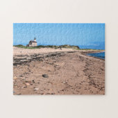 Noordvuurtoren, Block Island RI Puzzle Legpuzzel (Horizontaal)