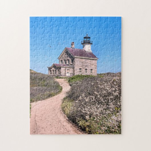 Noordvuurtoren, Block Island RI Puzzle Legpuzzel (Verticaal)