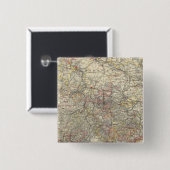 Noordwest-Duits imperium Vierkante Button 5,1 Cm (Voorkant /achterkant)