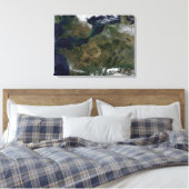Noordwest-Europa Canvas Afdruk (Insitu (Slaapkamer))