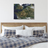 Noordwest-Europa Canvas Afdruk (Insitu (Slaapkamer))