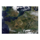 Noordwest-Europa Foto Afdruk (Voorkant)