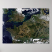 Noordwest-Europa Poster (Voorkant)