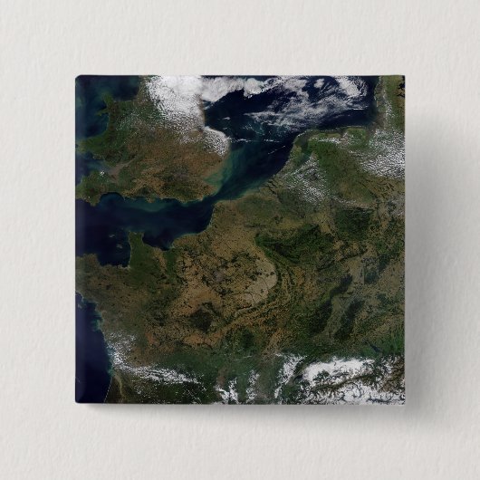 Noordwest-Europa Vierkante Button 5,1 Cm (Voorkant)