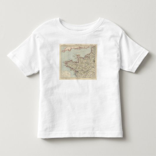 Noordwest-Frankrijk 2 Kinder Shirts (Voorkant)