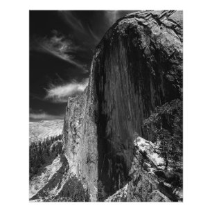 Noordwest gezicht van Half Dome Foto Afdruk