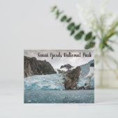 Noordwest gletsjer Kenai Fjords Briefkaart (Staand voorkant)