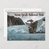 Noordwest gletsjer Kenai Fjords Briefkaart (Voorkant / Achterkant)