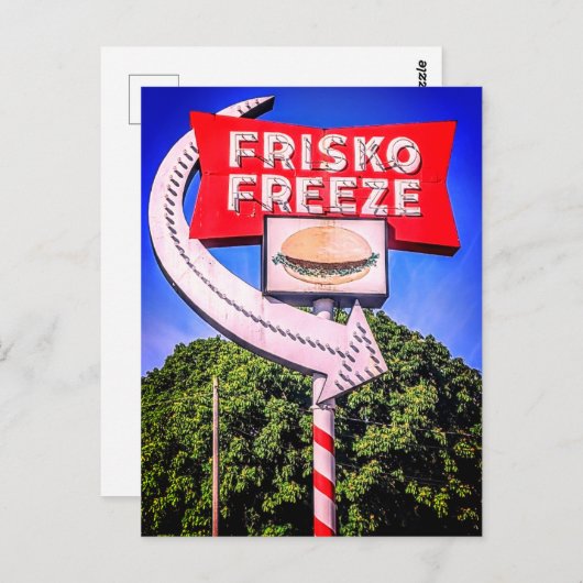 Noordwest-Neon: Frisko Freeze Briefkaart (Voorkant / Achterkant)